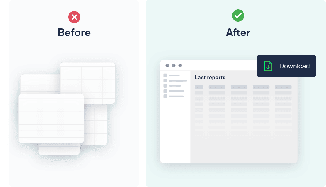 Report-digitalization Layout Mockup